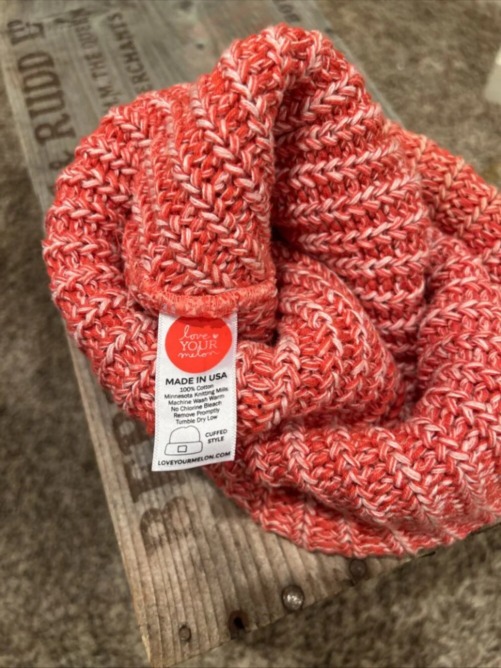 Love Your Melon Chunky Knit, Cuffed Hat